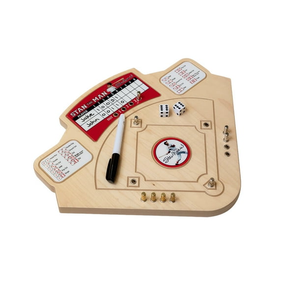 Stan "The Man" Musial Handcrafted Wooden Baseball Game from Across the Board