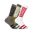 thumbnail image 1 of Stance Unisex Socks 3-Pack - The Og, Logo, Stripes, Crew Socks Grey/White/Green 43-47, 1 of 10