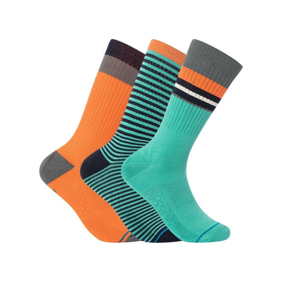 Stance 3 Pack Neptune Crew Socks, Multicoloured