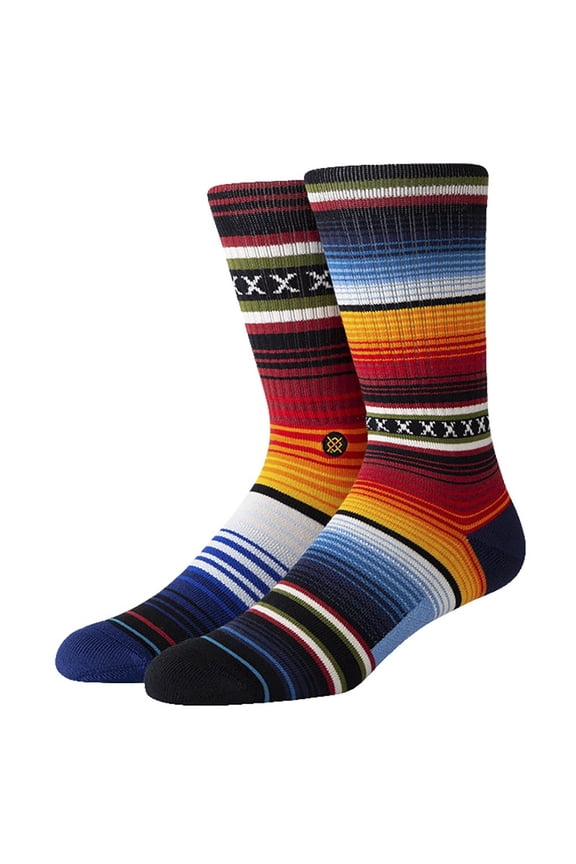 Curren St Crew Socks Red One Size Unisex Daily Wear Comfortable Sox