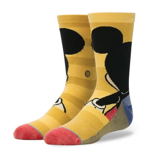 Stance Disney Mickey Mens Yellow L (9-12)