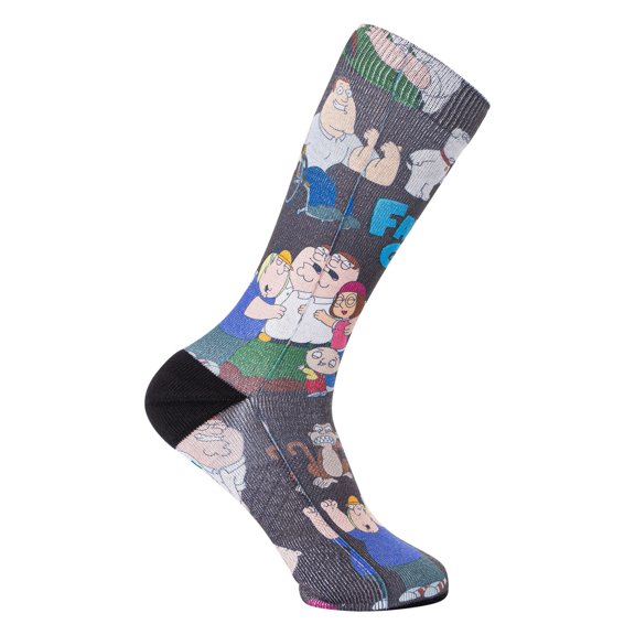 Stance Family Guy Crew Socks, Black