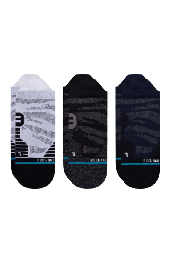 Feel 360 - Camo Mesh Golf Ankle Socks - 3-Pack L