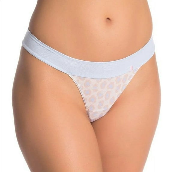 Stance Follow Me Feline Wide Side Thong Cheetah Blue W002B18FOL Wmn's Sz S (4-6)