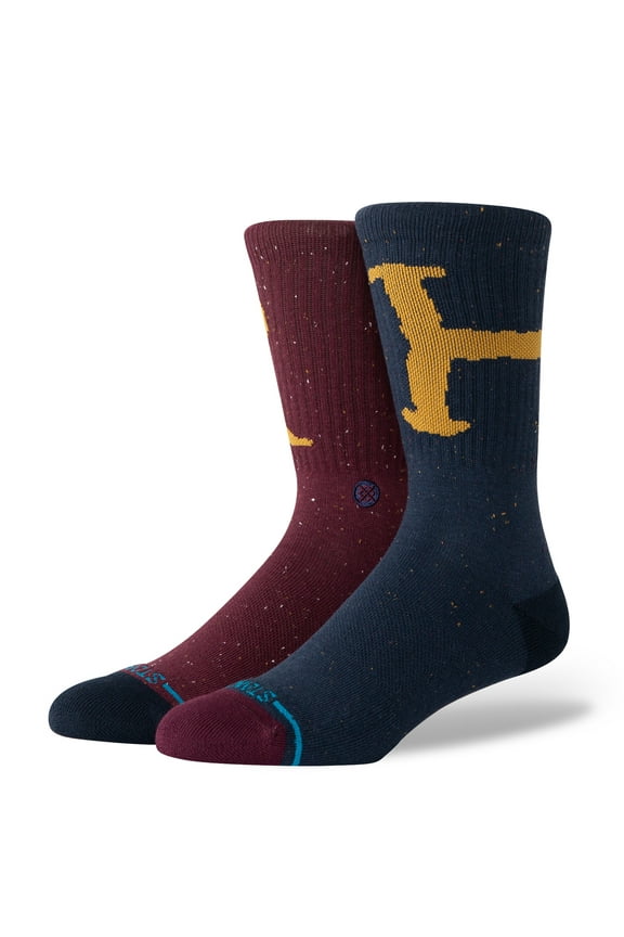 Harry Potter Ron And Harry Crew Socks Navy in size US 9 - 13