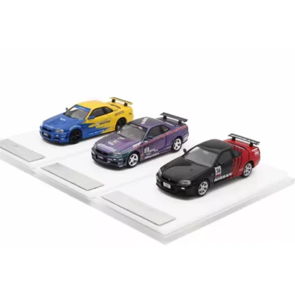 Dronehint.com Stance Hunters 1:64 Nissan Skyline GTR R34 Diecast Model Car