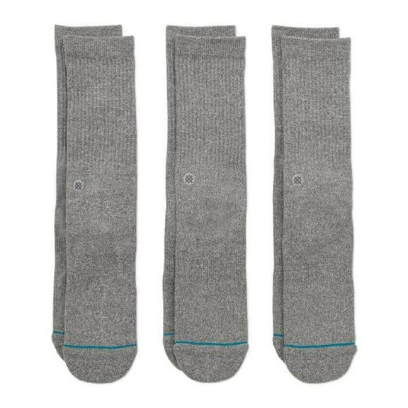 Stance Icon Classic Crew 3-Pack Socks L