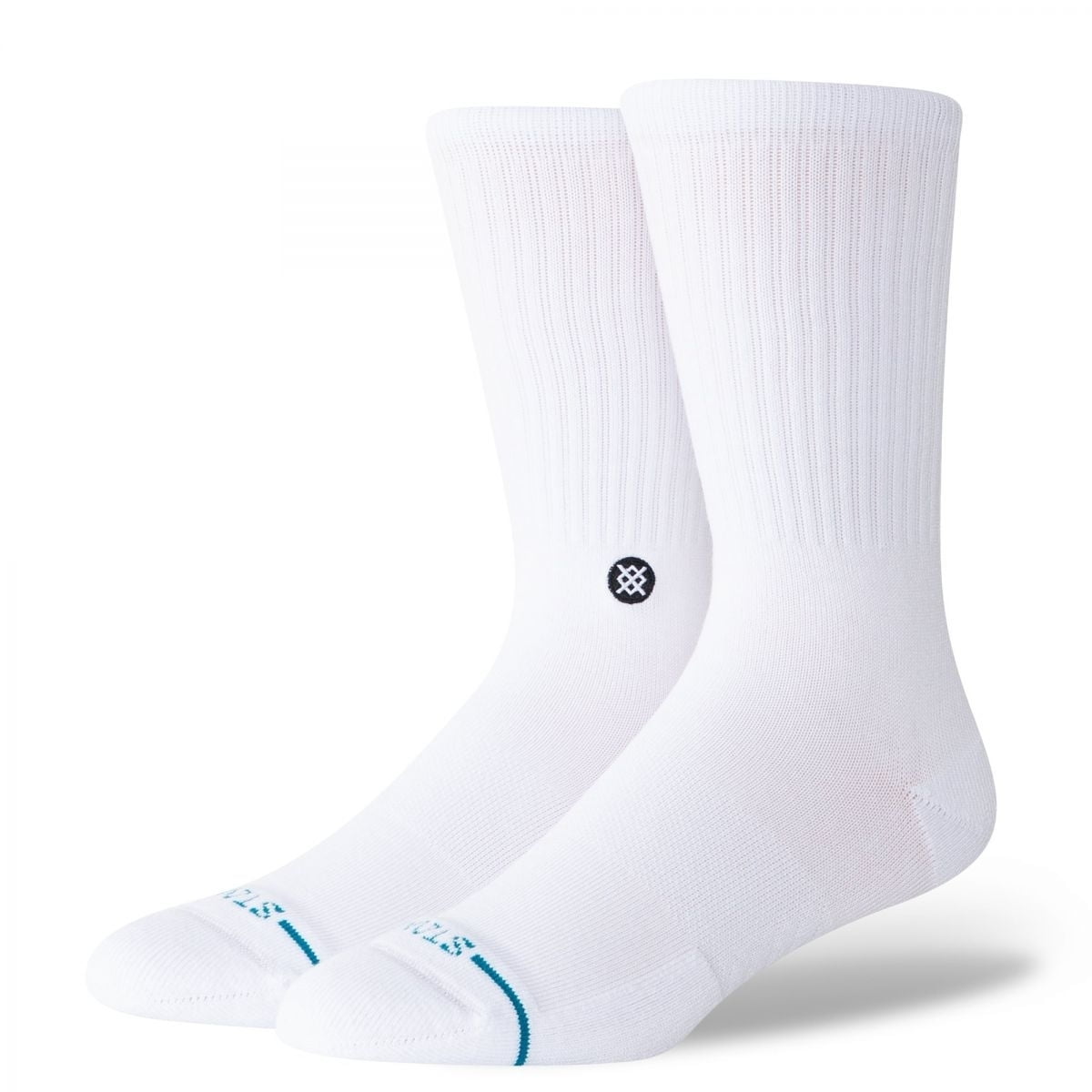 Men's Icon Crew Socks White/Black - M311D14ICO-WHB
