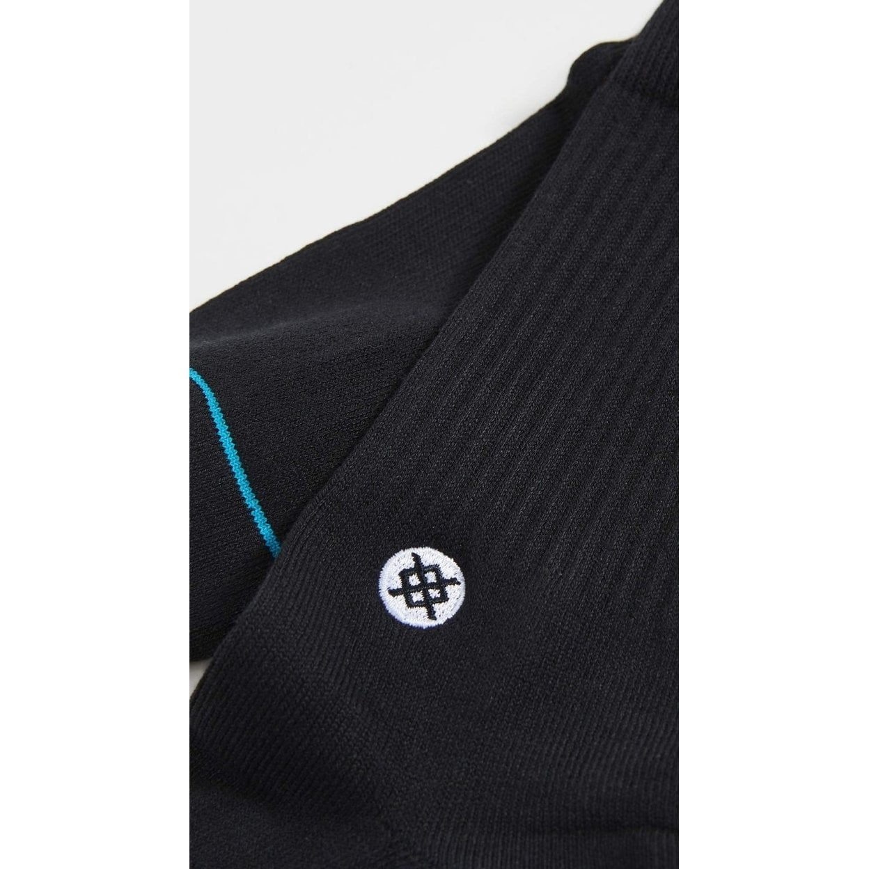 Icon Classic Crew Socks Mens White Black Size Fit No 556 Cotton Blend