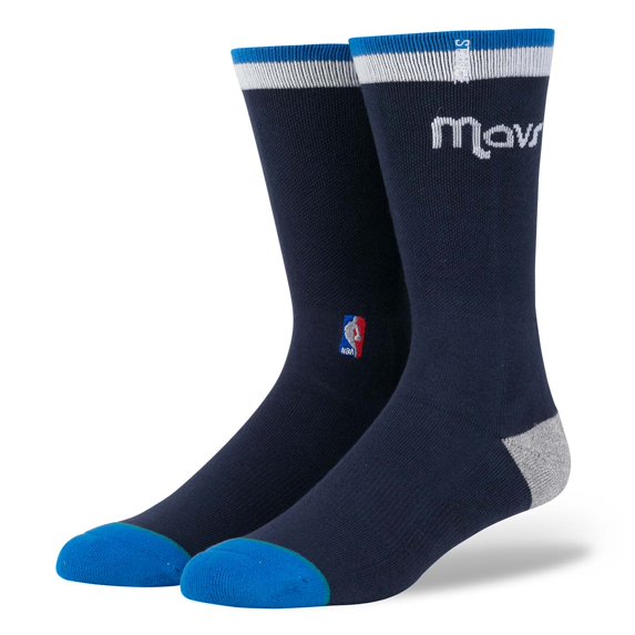Stance, Inc Dallas Mavericks Arena Logo Socks (Navy)