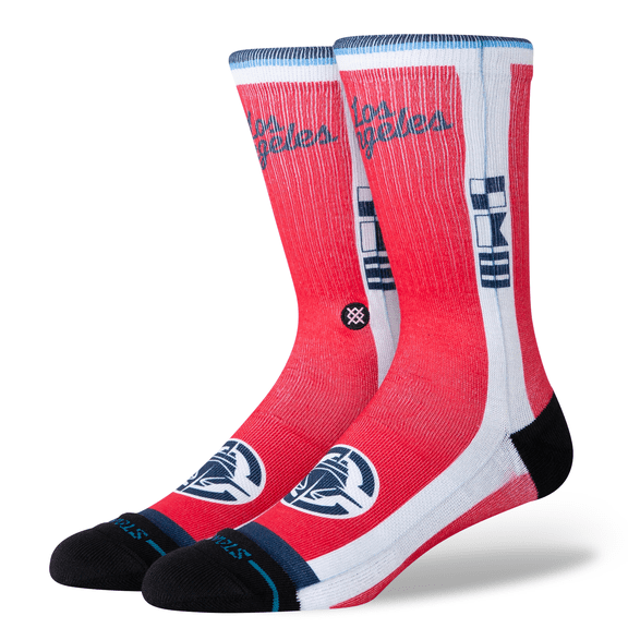 Stance LA Clippers 2025/26 Statement Edition Crew Socks