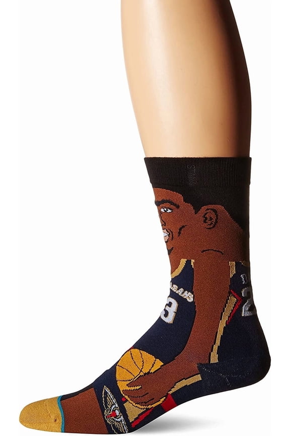 Men's Anthony Davis Crew Sock Large Navy