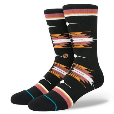 Stance Men's Cloaked Crew Socks Black Large