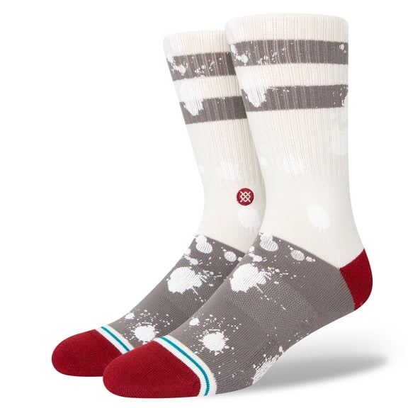 Stance Men's Crew Socks size L ~ ishod custom off white