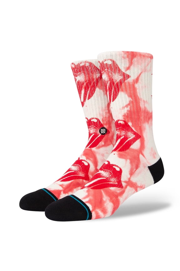 Men's Crew Socks size L ~ licks off white