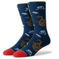 thumbnail image 1 of Stance Men's Get Snaked Crew Socks Large (9-12) Navy Blue, 1 of 2