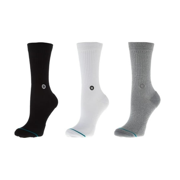 Stance Men's Icon Crew Socks 3 Pack Multi