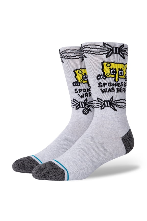 Men's Socks ~ Bob Was Here grey