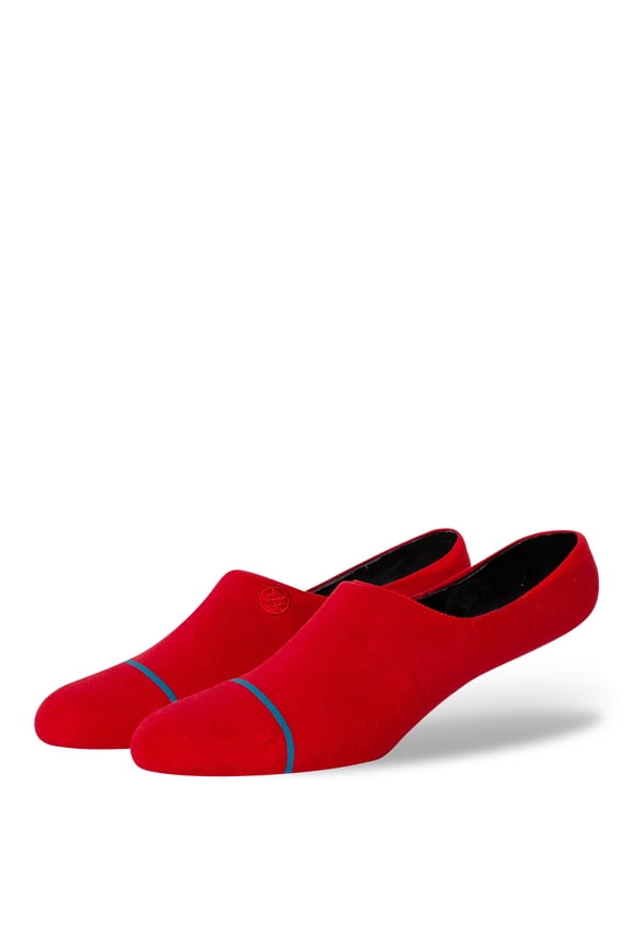 Men's Socks ~ Icon No Show red