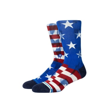 Stance Men's The Navy Banner Crew Socks Navy Large