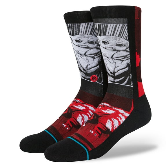 Stance Mens Crew Socks Star Wars Manga Mudhorn The Child Large 9-13