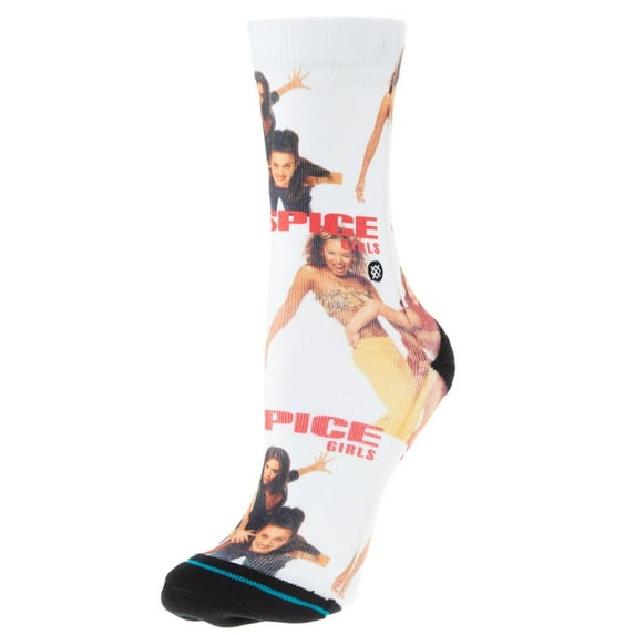 Stance Mens Friendship Never Ends Socks M White