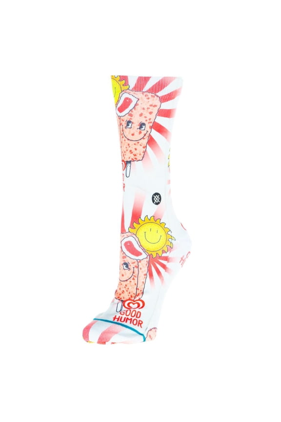 Mens Unisex Good Humor Socks L Pink