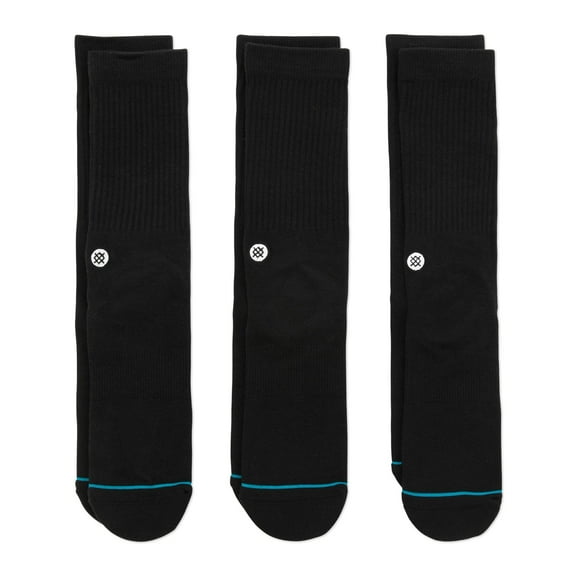 Stance Icon Classic Crew 3 Pack Socks Medium