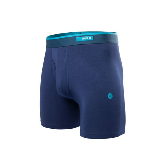 Stance Mens Wholester ButterBlend Boxer Briefs Internal Support Pouch Navy (S)