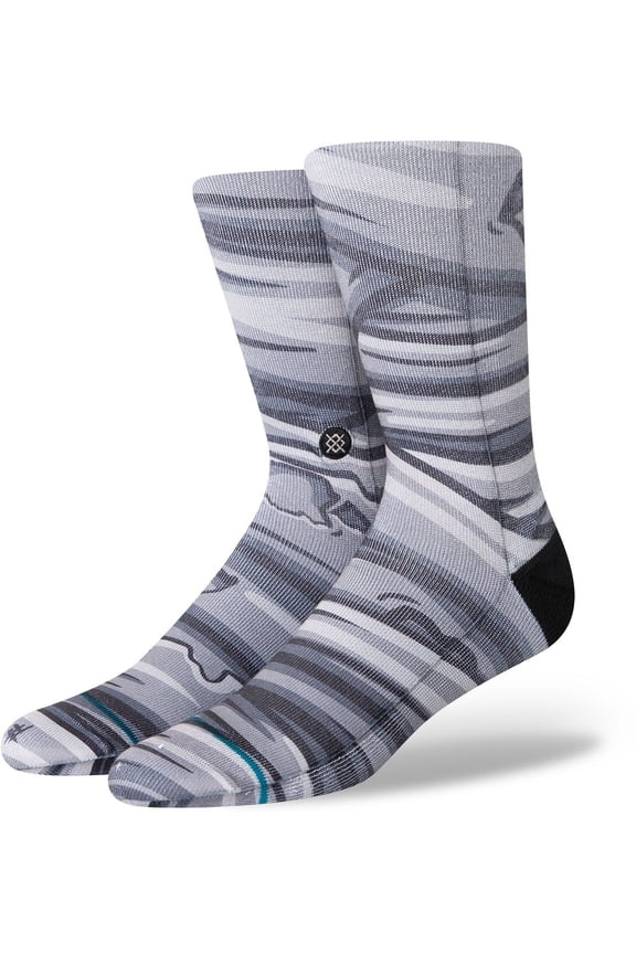 Mummy B Crew Socks Grey in size US 9 - 13