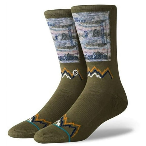 Stance Peak Crew Socks [Army]