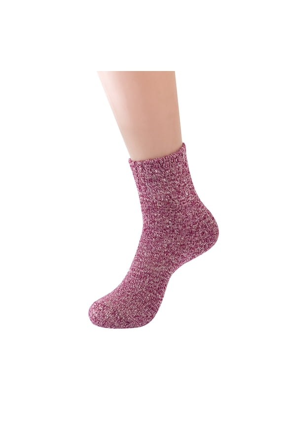 Stance Socks Show Socks Women Winter Solid Color Knitting Plush Warm Socks Home Socks Thickened Cold Proof Socks Cotton Sacks for Man