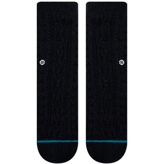 Stance Men's Slipper Socks ~ rowan slipper black