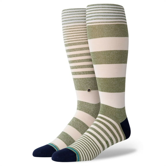 Stance Staples Men's Socks ~ Power Flower army green