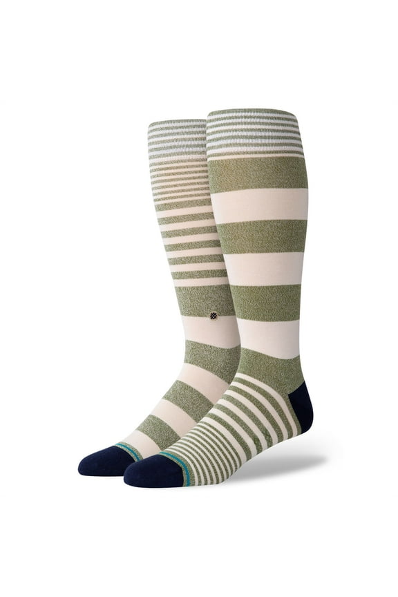 Staples Men's Socks ~ Power Flower army green