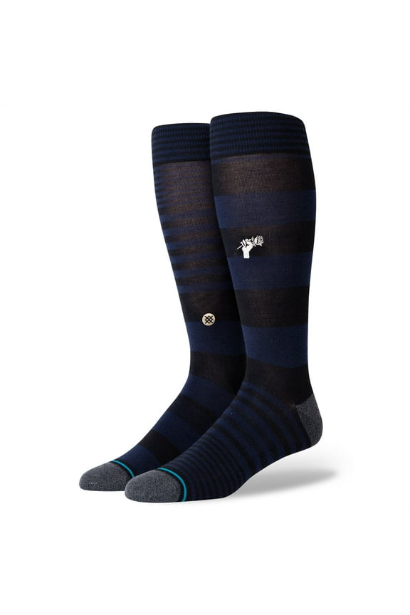 Staples Men's Socks ~ Power Flower black
