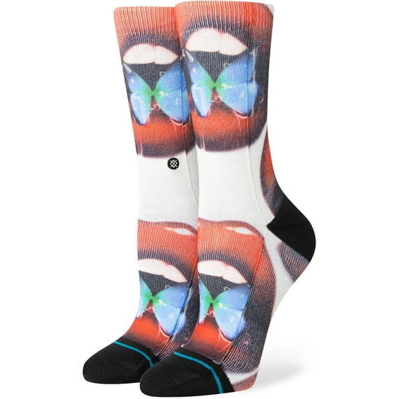 Stance Swallow Crew Socks Off White women in size US 4 - 7