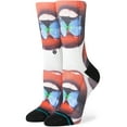 thumbnail image 1 of Stance Swallow Crew Socks Off White women in size US 7 - 9, 1 of 1