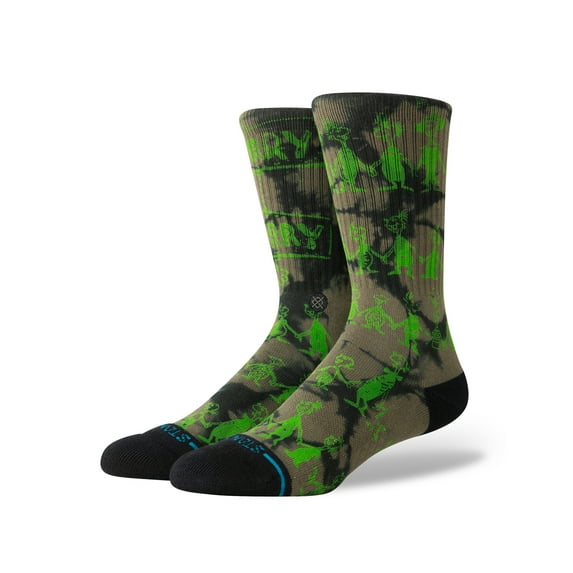 Stance The Grinch Down In Whovile Crew Socks Black in size US 9 - 13