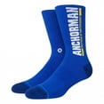 thumbnail image 1 of Stance Men's Anchorman The Legend Crew Socks Medium Blue, 1 of 3
