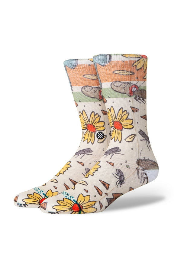 Trashed Crew Socks Off White men in size US 9 - 13