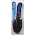 thumbnail image 1 of Stance: Two-Tone Black and Blue Deluxe Oval Cushion #91-825B Hair Brush, 1 ct, 1 of 1