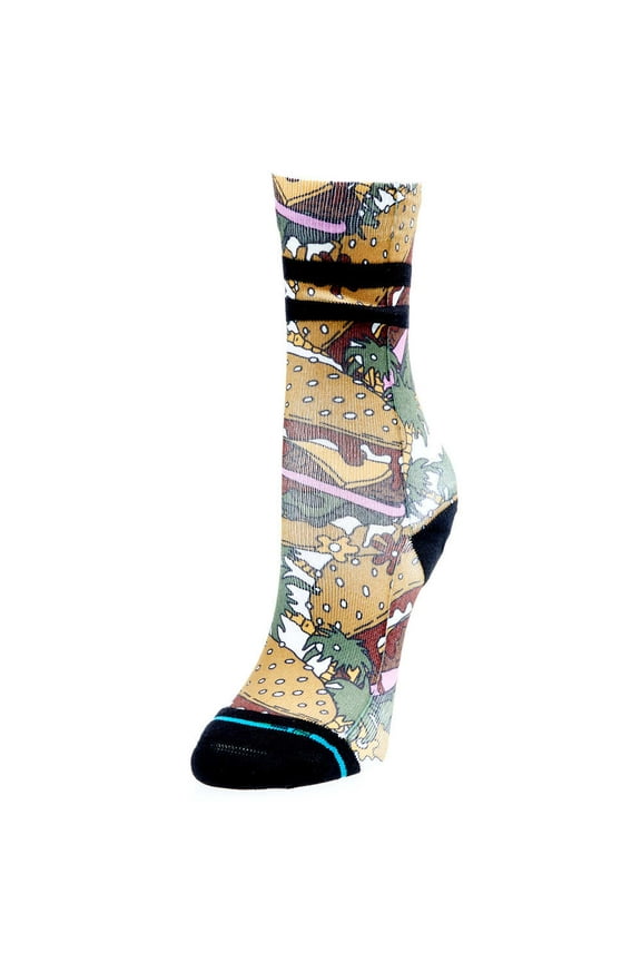 Unisex-Adult Kids  Palm Party Crew Socks L Multi