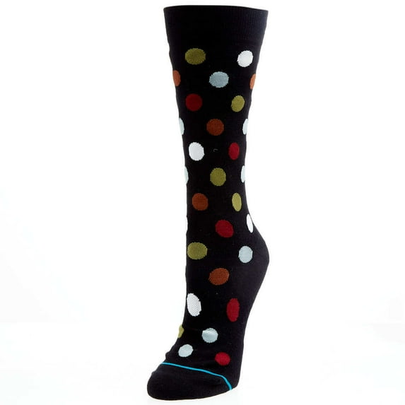 Stance Unisex-Adult Trance Crew Socks M Black