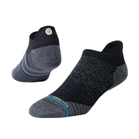 Stance Unisex Run Tab Socks Running Ankle Socks Black - A248A20RTS-BLK
