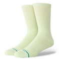 thumbnail image 1 of Stance mens Icon Solid Color Cotton Crew Socks (Green Sand, L), 1 of 3