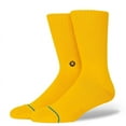 thumbnail image 1 of Stance mens Icon Solid Color Cotton Crew Socks (Yellow, M), 1 of 3