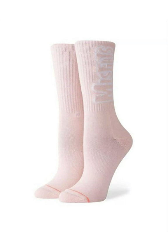 x Misfits Snowboard Over The Calf Socks - Pink White - W758C18MSW - Size Small (5-7.5 Wmns)