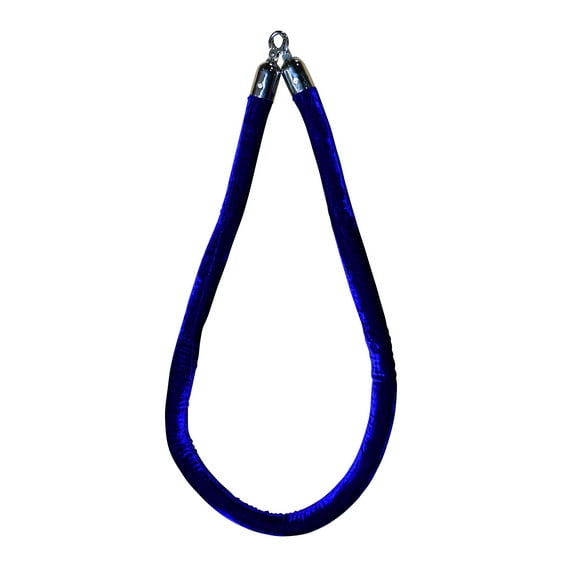Stanchion Rope - Rhino 6' Royal Blue Velour