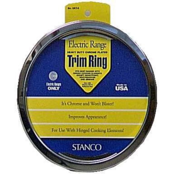 Stanco Heavy Duty Chrome Plated 6" Ukt-6 Universal Trim Ring